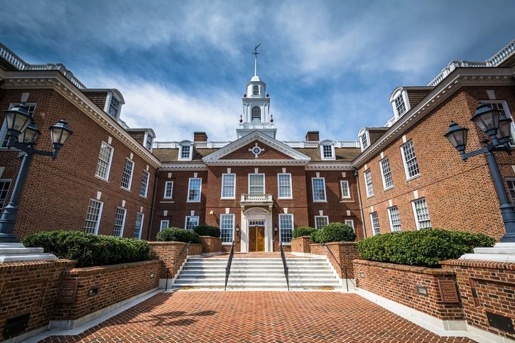 Dover - Budova Delaware State Capitol