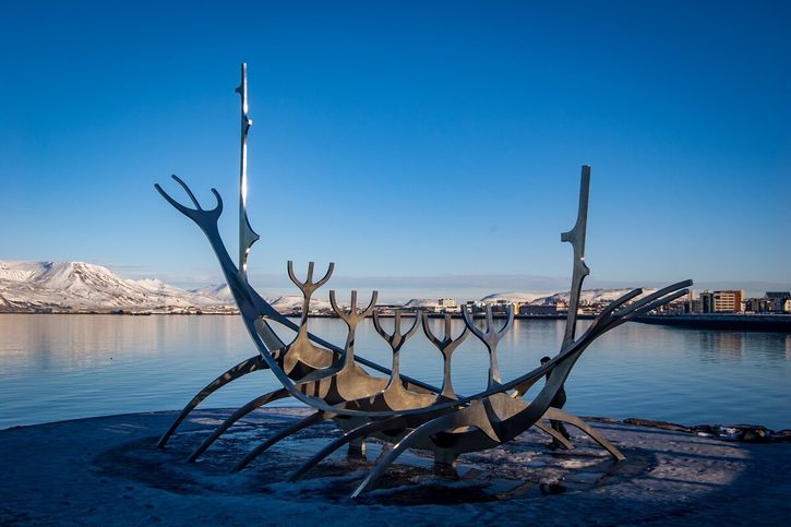 Reykjavík - Socha Sun Voyager