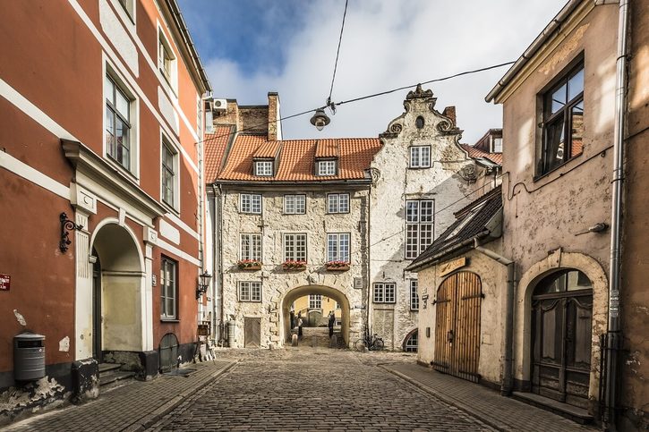 Riga - Švédská brána ve starém městě Riga