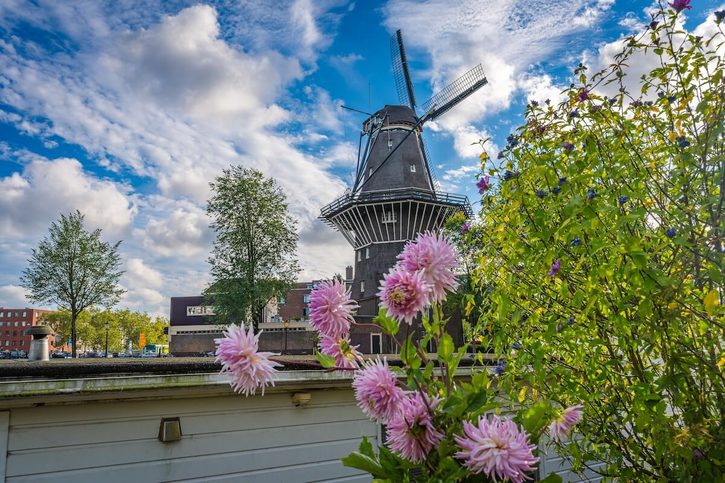 Ijmuiden(Amsterdam) - mlýn De Gooyer 