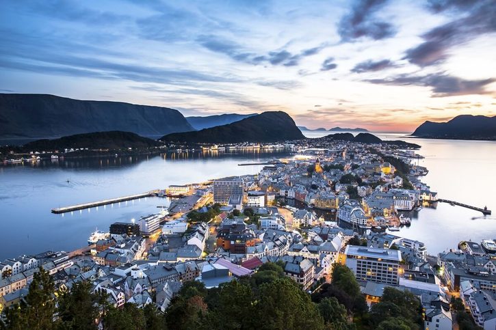 Ålesund - Vyhlídka Aksla 