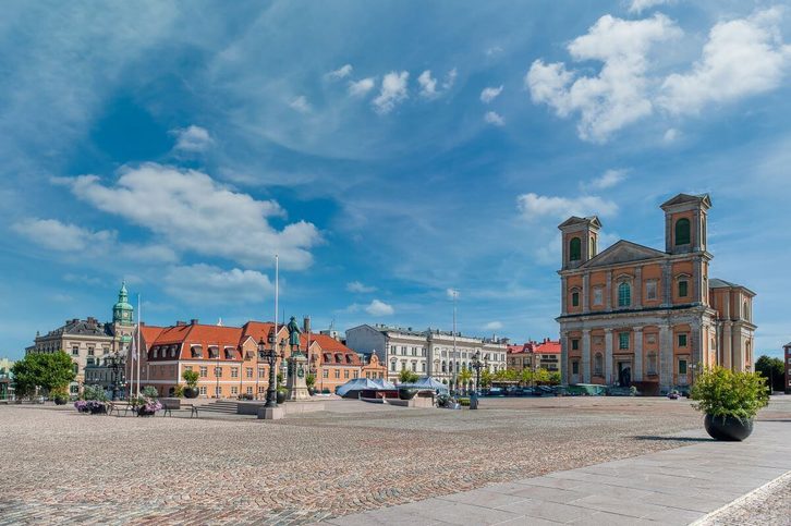 Karlskrona - Kostel Fredrika (Fredrikskyrkan)