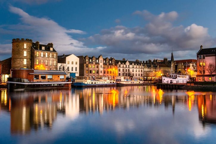 Edinburgh - Pohled na přístav