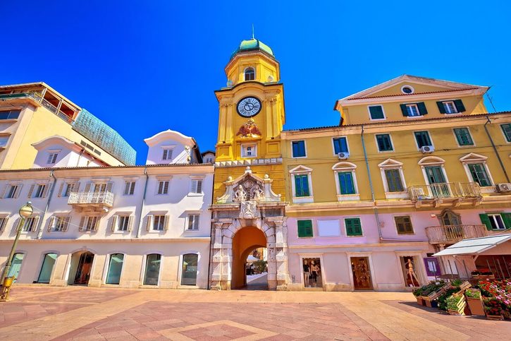 Rijeka - Hodinová věž na Korzu