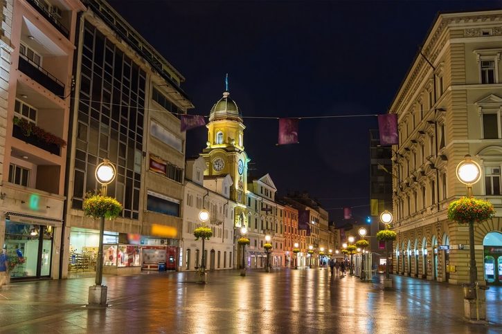 Rijeka -Hlavní třída Korzo