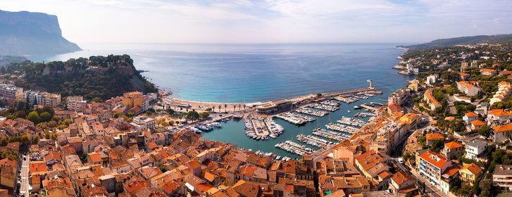 Cassis - Výhled na město