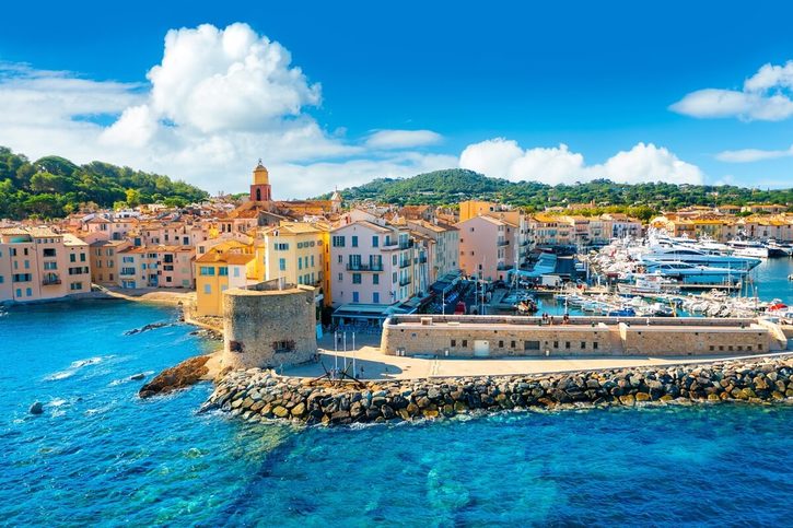 Saint-Tropez - Panorama se starým přístavem