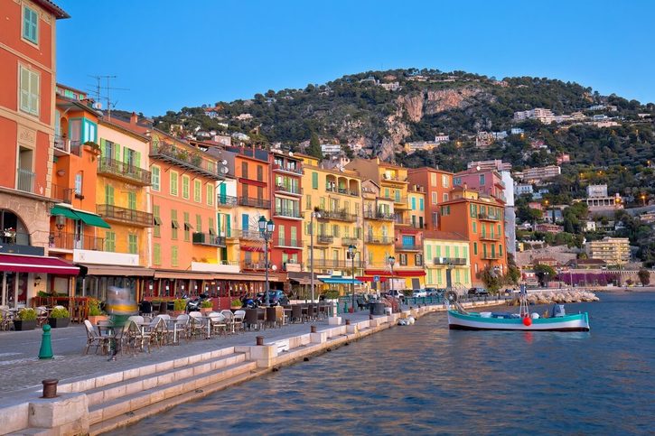 Villefranche-sur-Mer - Ranní pohled na město