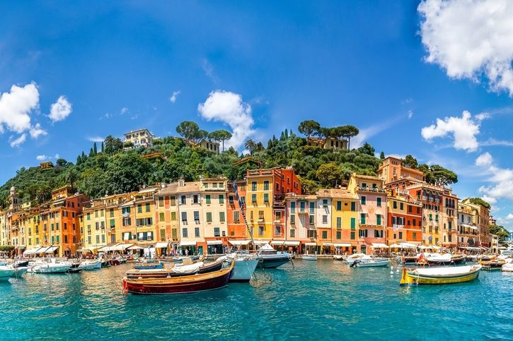 Portofino - pohled na přístav