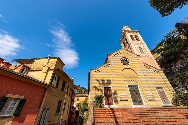 Portofino - Kostel Divo Martino