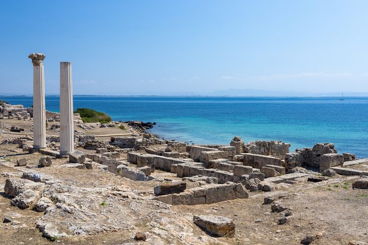 Oristano - Archeologická oblast Tharros 