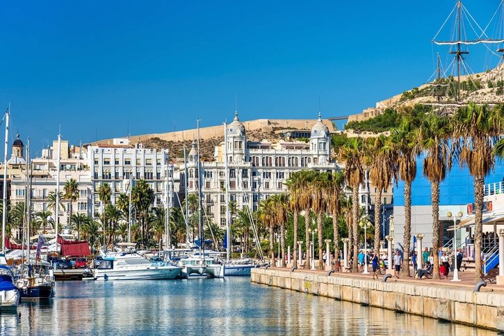 Alicante - přístav v Alicante