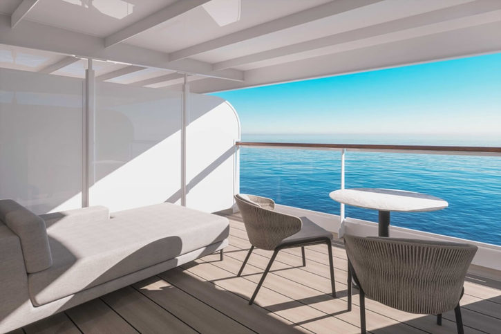 Ocean apartmá s velkou terasou (GT), terasa - Explora I