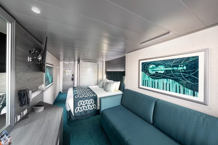 Kajuta Deluxe s balkonem s částečně omezeným výhledem - MSC Meraviglia