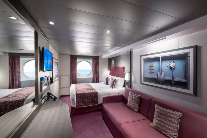 Čtyřlůžková kajuta s oknem - MSC Meraviglia