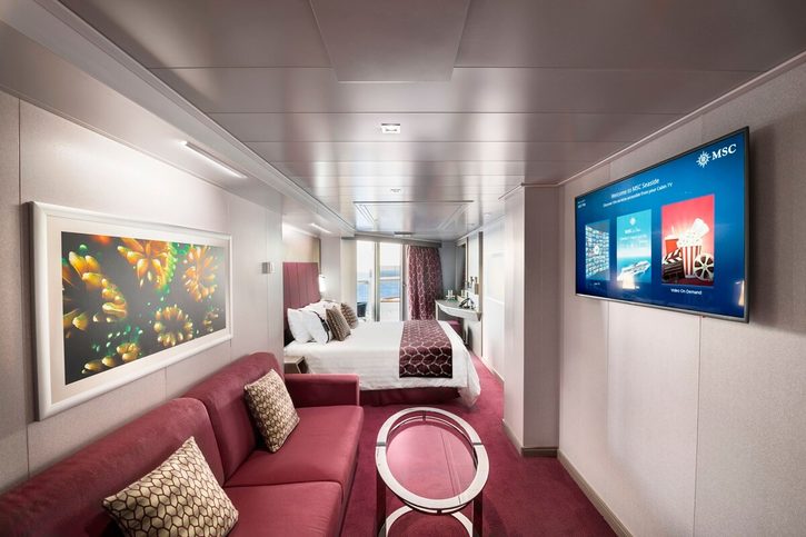 Apartmá Premium Suite Aurea s vířivkou (SLW) - MSC Seaside