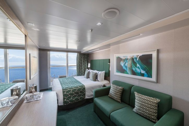 Čtyřlůžková kajuta s balkonem - MSC Seaview