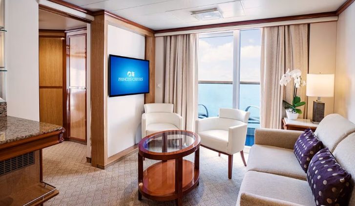 Apartmá, obývací část - Majestic Princess