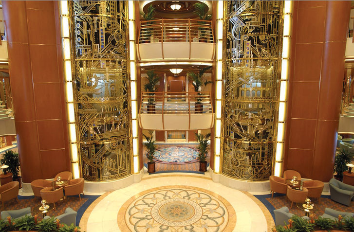 Sapphire Princess, atrium