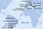 Turecko, Řecko, Itálie, Španělsko, Brazílie, Uruguay, Argentina z Kusadasi  na lodi MSC Splendida