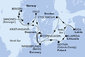 Německo, Polsko, Litva, Lotyšsko, Švédsko, Dánsko, Norsko z Warnemünde na lodi MSC Magnifica