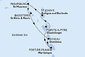 Martinik, Guadeloupe, Antigua a Barbuda, Svatý Martin, Svatý Kryštof a Nevis, Dominika z Fort-de-France na lodi MSC World Asia