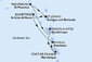Martinik, Guadeloupe, Svatý Martin, Antigua a Barbuda, Svatý Kryštof a Nevis, Dominika z Fort-de-France na lodi MSC World Asia