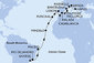 Brazílie, Kapverdy, Portugalsko, Maroko, Španělsko, Francie, Itálie ze Santosu na lodi MSC Seaview