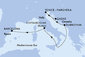 Itálie, Chorvatsko, Španělsko z Marghery na lodi MSC Armonia