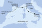 Itálie, Francie, Španělsko z Neapole na lodi MSC Meraviglia