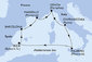 Francie, Itálie, Španělsko z Marseille na lodi MSC Seaview
