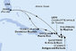 USA, Svatý Kryštof a Nevis, Svatý Martin, Antigua a Barbuda, Dominikánská republika z Miami na lodi MSC Poesia