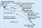 Dominikánská republika, Barbados, Martinik, Guadeloupe, Britské Panenské ostrovy, Zámořské území Velké Británie, Svatý Martin, Svatý Kryštof a Nevis z La Romany na lodi MSC Opera