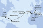 USA, Svatý Martin, Portugalsko, Španělsko, Francie z Miami na lodi MSC Meraviglia