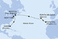 Portugalsko, USA z Funchalu na lodi MSC Meraviglia