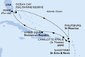 USA, Bahamy, Svatý Martin, Svatý Kryštof a Nevis, Dominikánská republika z Miami na lodi MSC Seashore
