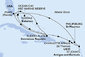 USA, Bahamy, Dominikánská republika, Antigua a Barbuda, Svatý Martin z Miami na lodi MSC Seashore