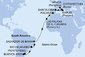 Itálie, Španělsko, Brazílie, Uruguay, Argentina z Neapole na lodi MSC Splendida