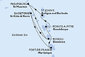 Guadeloupe, Antigua a Barbuda, Svatý Martin, Dominika, Svatý Kryštof a Nevis, Martinik z Pointe-à-Pitre na lodi MSC Meraviglia