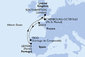 Velká Británie, Francie, Španělsko, Portugalsko ze Southamptonu na lodi MSC Meraviglia