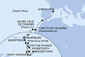Španělsko, Svatý Martin, Svatý Kryštof a Nevis, Svatý Vincenc a Grenadiny, Barbados, Grenada, Martinik, Guadeloupe z Barcelony na lodi MSC World Europa