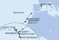 Martinik, Guadeloupe, Svatý Martin, Britské Panenské ostrovy, Antigua a Barbuda, Španělsko z Fort-de-France na lodi MSC World Europa