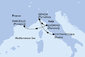Itálie, Francie z Civitavecchia na lodi MSC Opera
