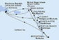 Dominikánská republika, Barbados, Martinik, Guadeloupe, Britské Panenské ostrovy, Zámořské území Velké Británie, Svatý Martin, Antigua a Barbuda z La Romany na lodi MSC Opera