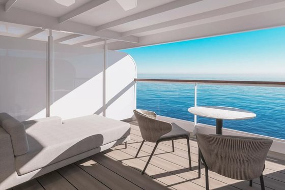 Ocean apartmá s velkou terasou, terasa - Explora IV