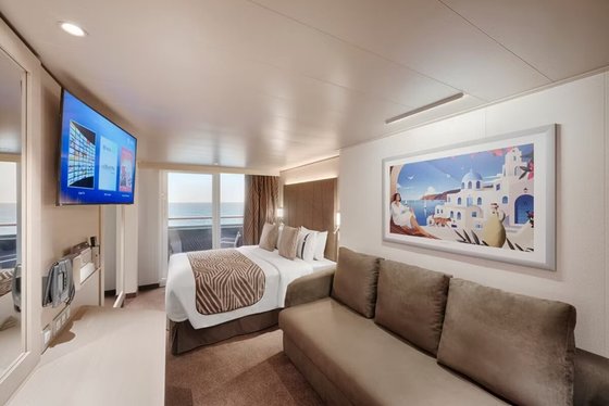 Kajuta Deluxe s balkonem s omezeným výhledem - MSC World America