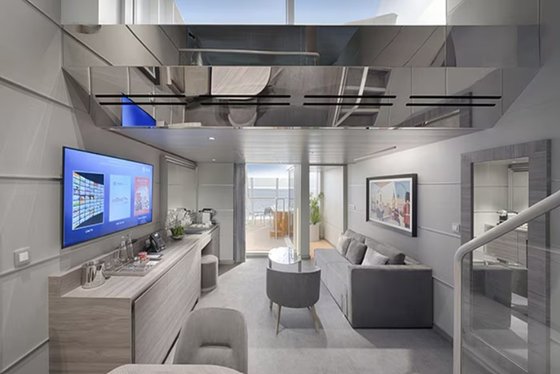 Apartmá MSC Yacht Club Duplex Suite s vířivkou (YJD) - MSC World Asia
