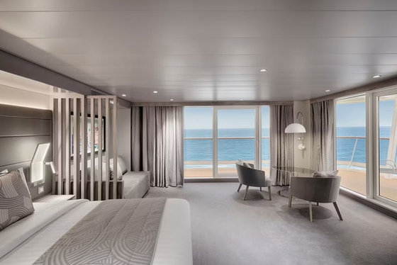 Apartmá Grand Suite Aurea s terasou a vířivkou (SXJ) - MSC World  Atlantic