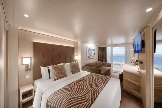 Kajuta Premium Aurea s balkonem - MSC World Atlantic