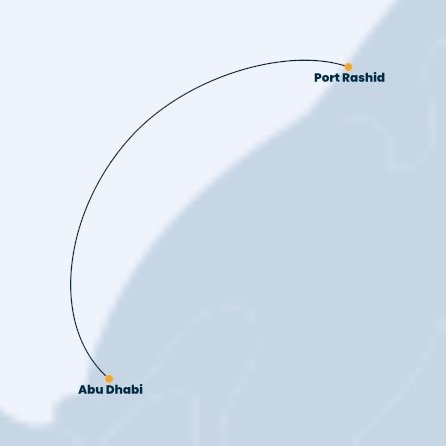Spojené arabské emiráty z Abu Dhabi na lodi Costa Toscana